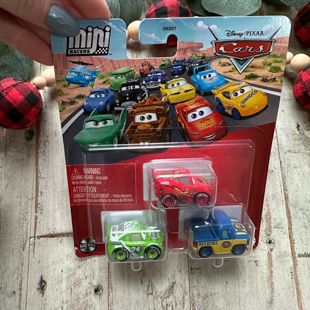 Pixar Diecast Cars Mini Racers 3-Pack - Picture 2 of 2